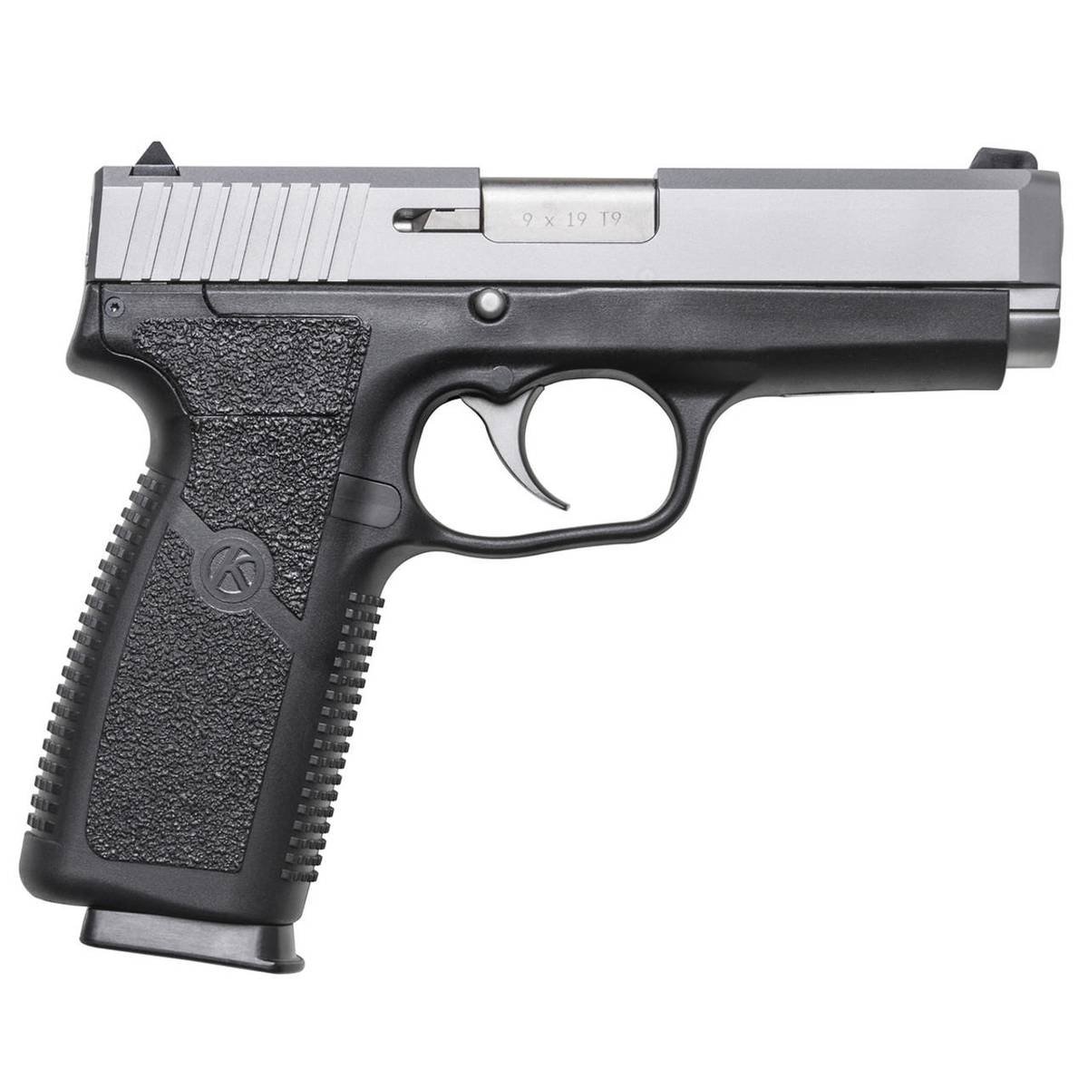 Kahr MK9 Handgun 9mm Luger 6rd(2)&7rd(1) Magazines 3" Barrel Stainless Slide/Black Grip Night Sights CA Compliant