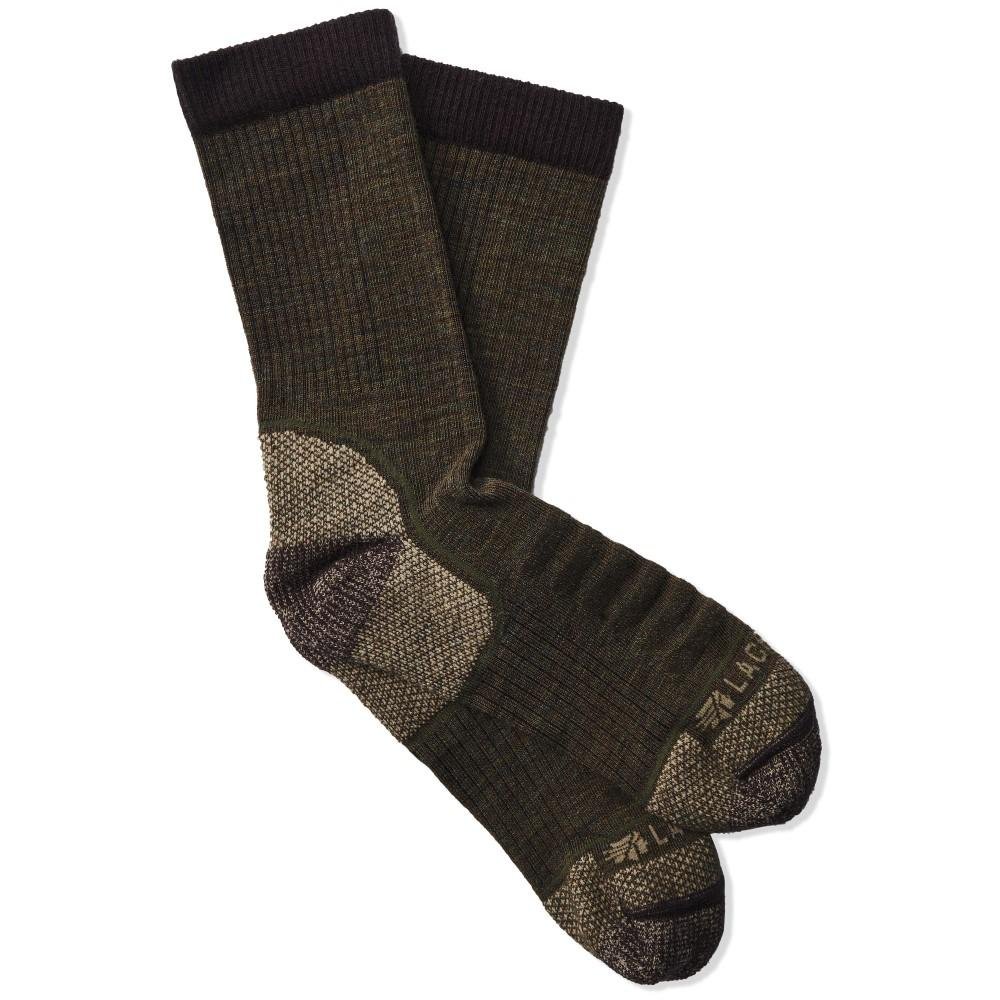 LaCrosse Lightweight Copper Socks Crew Olive XL