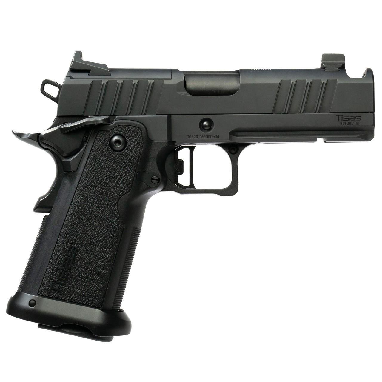 Tisas Carry 9 DS Comp 9mm - 4.25" Bbl 2-17rd Black