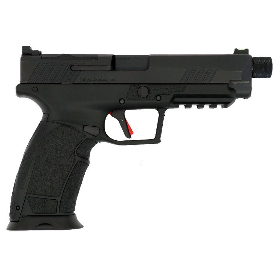 Tisas PX-9 Gen 3 Tactical Black Semi Auto Pistol 9mm Luger 18rd & 20rd Magazines (2) 5.11" Threaded Barrel Black
