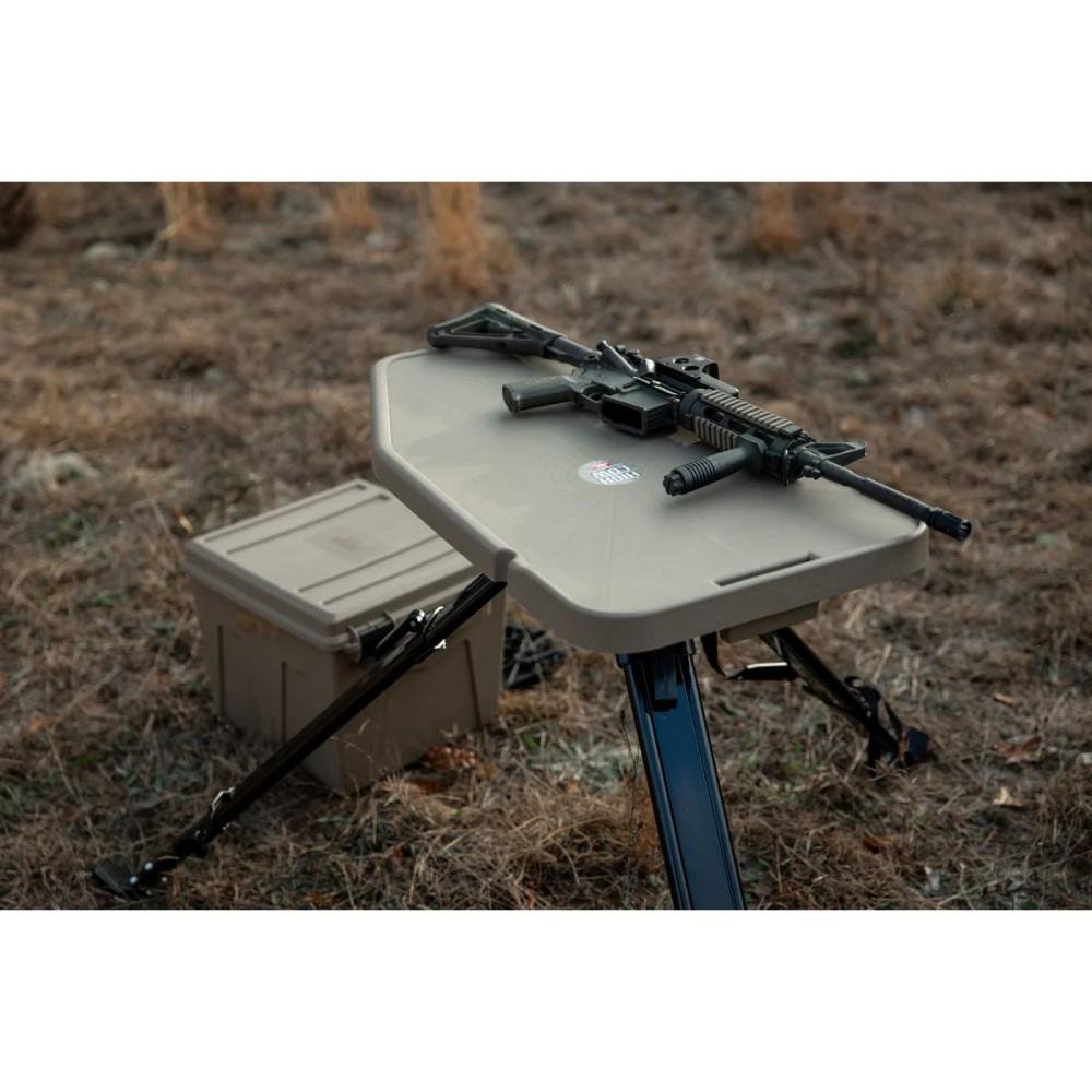 MTM High-Low Shooting Table Dark Earth
