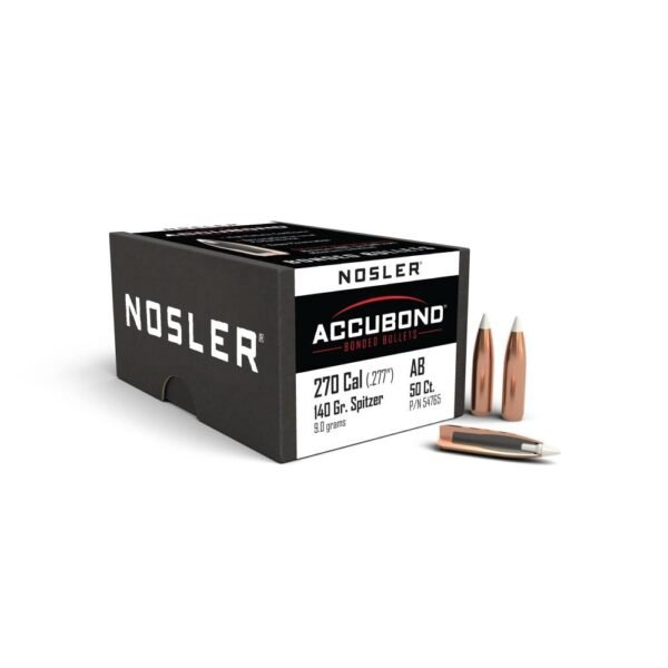 Nosler AccuBond Bullets .270 cal .277" 140 gr SBT-ACB 50/ct
