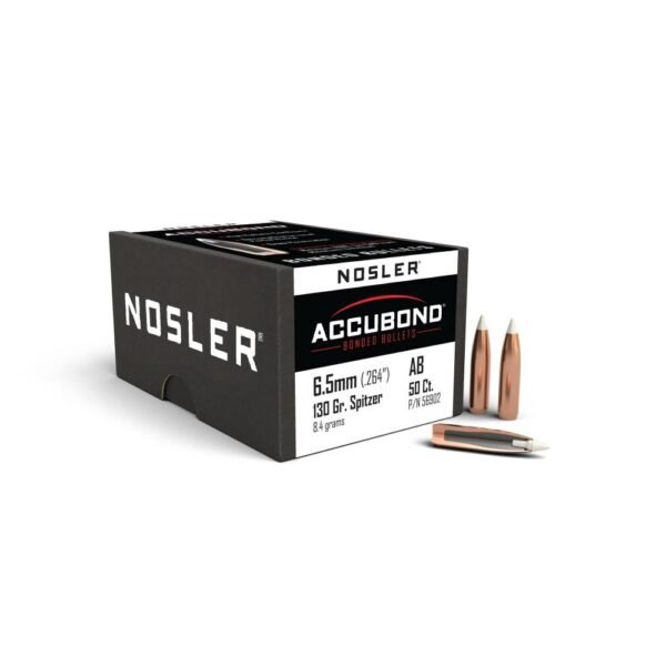 NOSLER BULLETS 6.5MM .264 - 130GR ACCUBOND 50CT