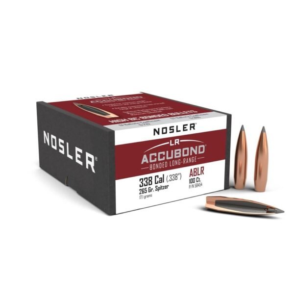 NOSLER ABLR 338 CAL 265GR SP 100CT