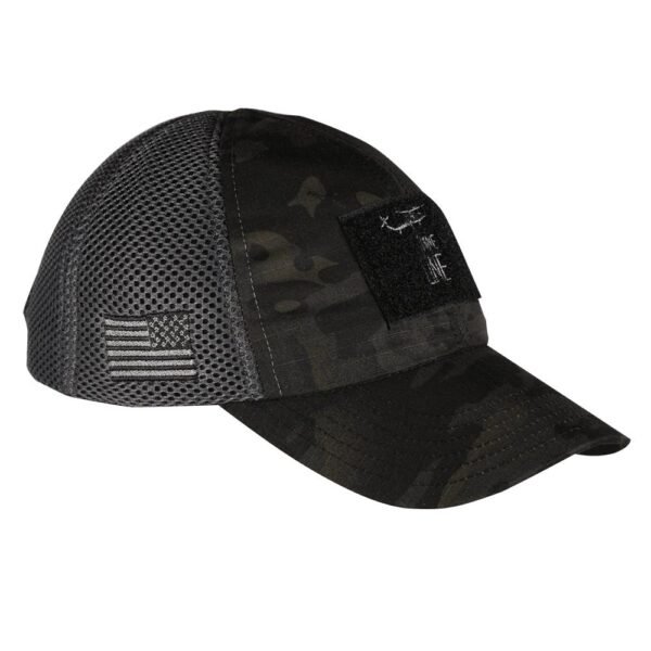 Nine Line Dark American Made Mesh Back Hat with Dropline