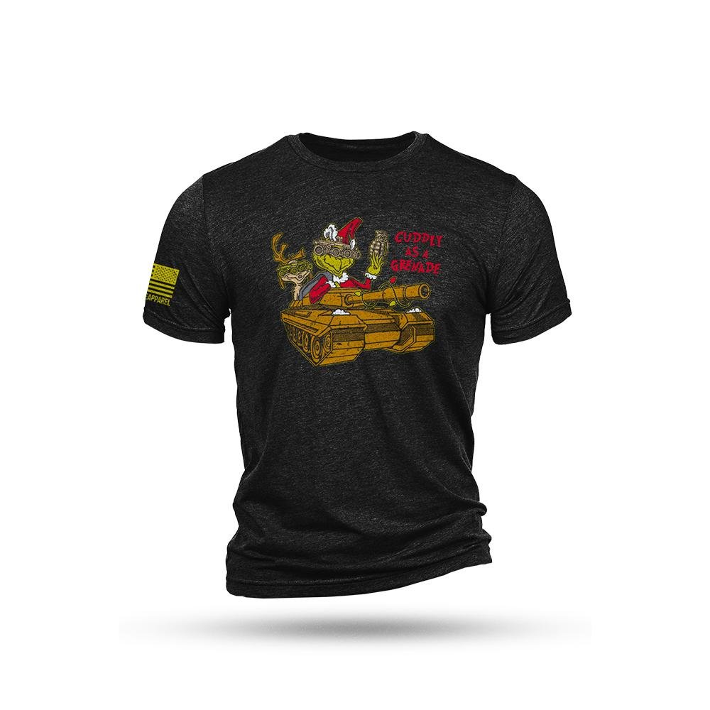 Nine Line Grinch Triblend Short Sleeve Shirt Black S