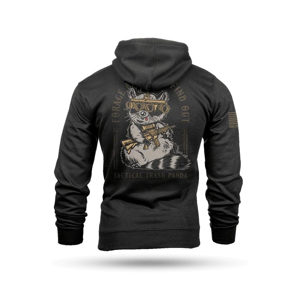 Nine Line Tactical Trash Panda Hooded Sweatshirt Black 2XL