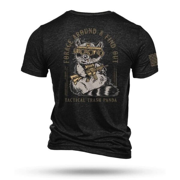 Nine Line Tactical Trash Panda Tri-Blend T-Shirt Black M