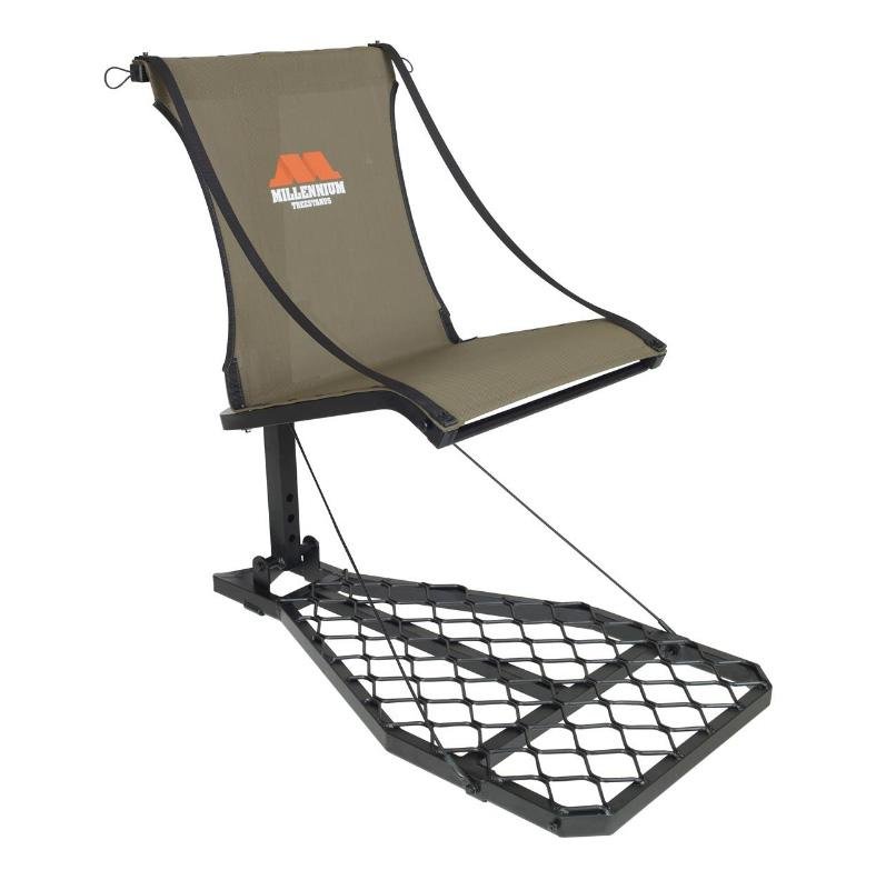 Millennium M100U Ultralight Hang-On Tree Stand Includes NEW Safe-Link 35' Safety Line