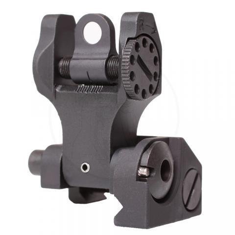 TROY FLDNG REAR BATTLE SIGHT BLK