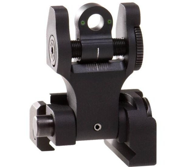 TROY FLDNG REAR TRITIUM SGHT BLK