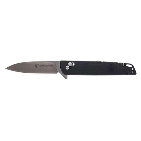 Smith & Wesson Special Ops EDC Folding Knife 3-3/10" Drop Point Blade Black