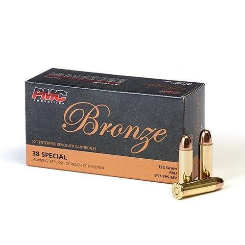 PMC Bronze .38 Special Handgun Ammo - 132 Grain | FMJ | 50rd Box