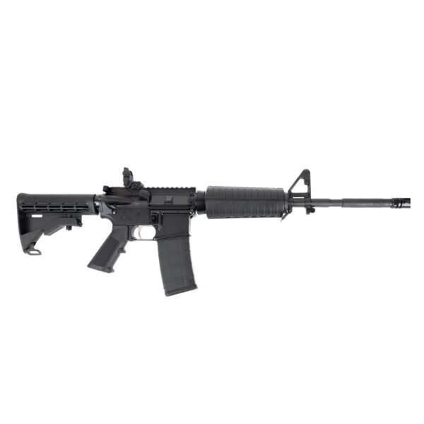 DPMS DR-15 AR Rifle - Black | 5.56NATO | 16" Barrel | Classic Rifle Furniture | MBUS Rear Sight