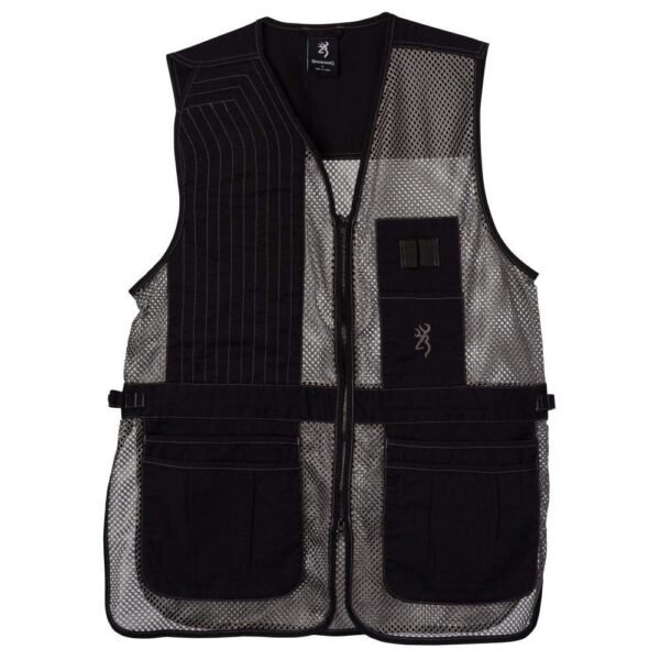 Browning Trapper Creek Mesh Shooting Vest Grey XL