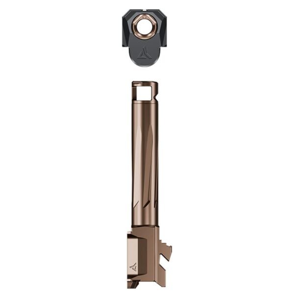 Radian Weapons Afterburner Compensator and Ramjet Barrel Combo for Glock 19 Gen 5 Bronze Barrel