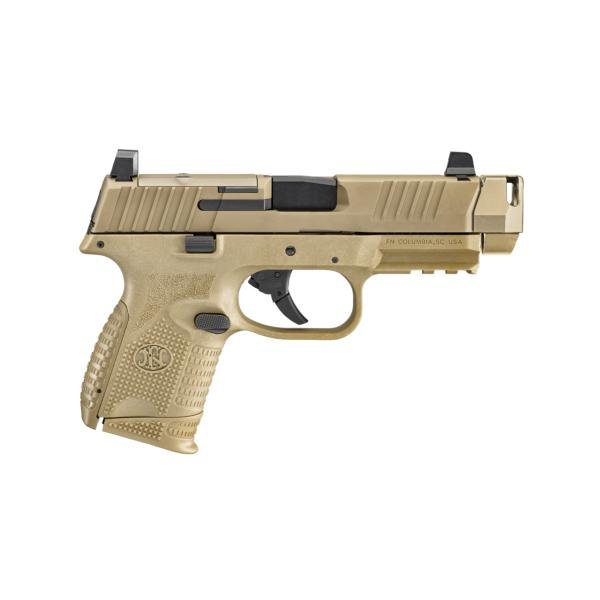 FN 509 Compact MRD w/Compensator FDE Handgun 9mm Luger 10rd(2) Magazine 4.02" Barrel
