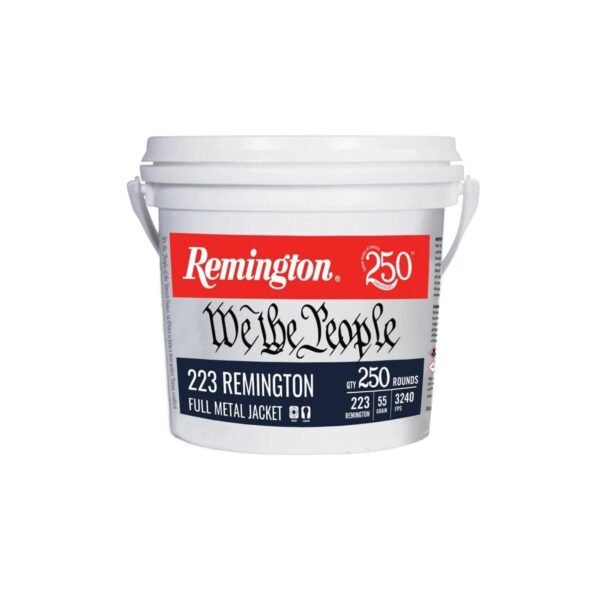 REM 223REM 55GR FMJ 250RD BUCKET WTP