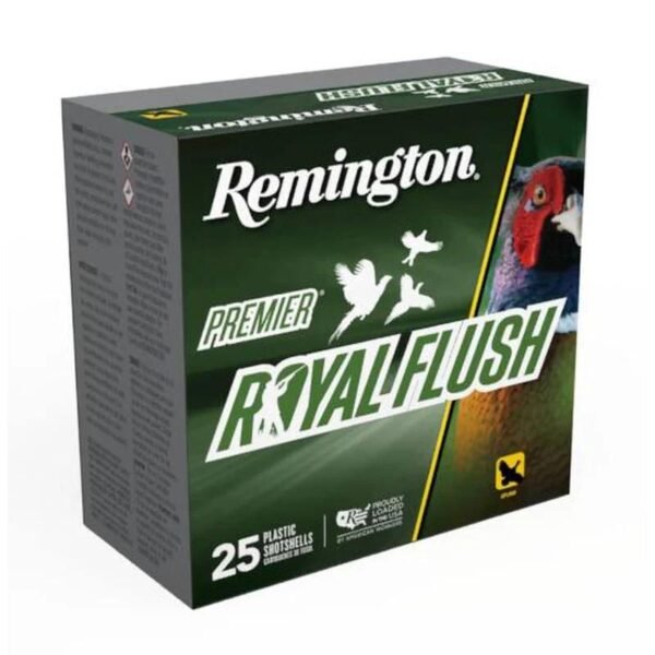 Remington Premier Royal Flush Shotshells 12ga 2-3/4" 1-1/4oz 1550 fps #5 25/ct