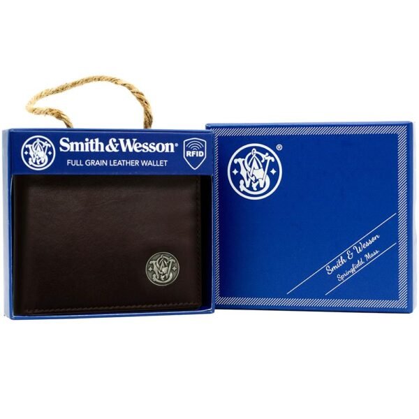 Rugged Rare S&W Front Pocket Wallet Brown