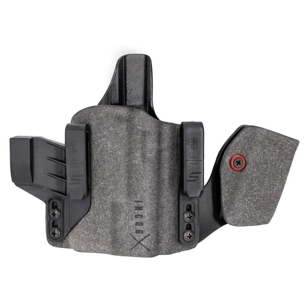 Safariland IncogX IWB Holster for Glock 43x/48 MOS RDS Black and Grey RH with Mag Caddy