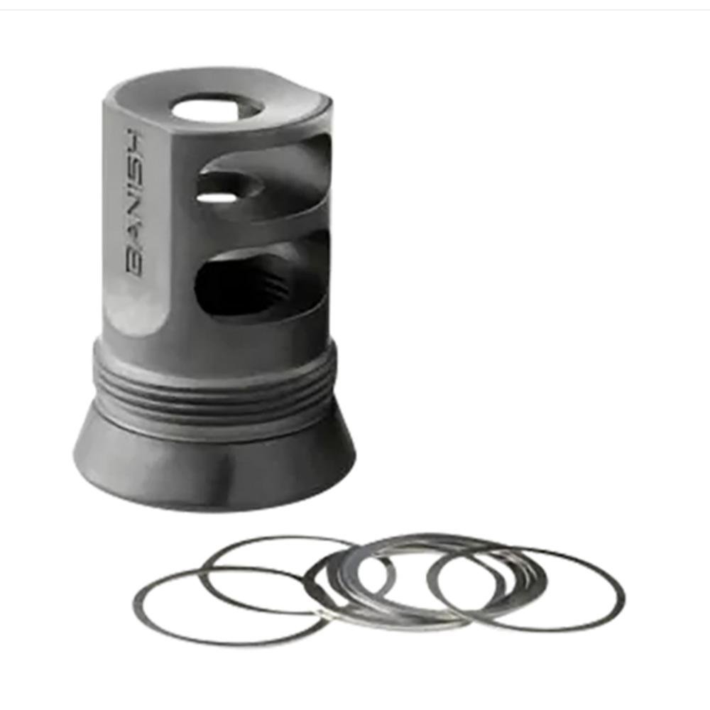Banish Suppressors 4673 - Muzzle Brake 30GOLD/46 5/8x24