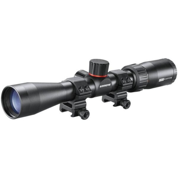 Simmons Pro Target Rimfire Rifle Scope 3-9x32mm 1" SFP .22 Dropzone with Weaver Style Rings