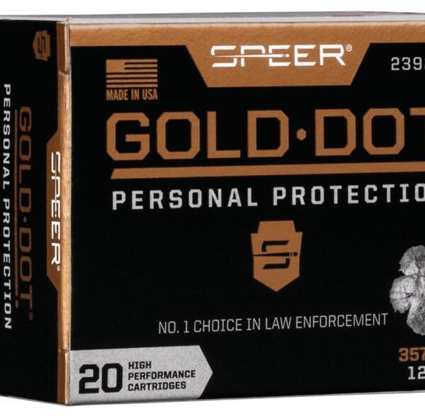 Speer Gold Dot Handgun Ammunition .357 Mag 125 gr HP 1450 fps 20/ct