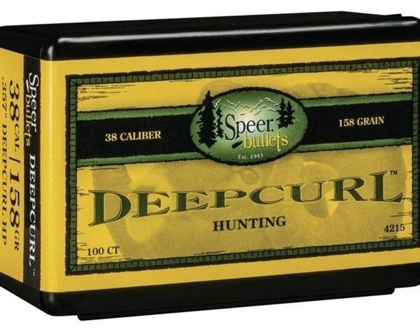 Speer Deep Curl Handgun Hunting Bullets .38 cal / .357 Mag .357" 158 gr DCHP 100/ct