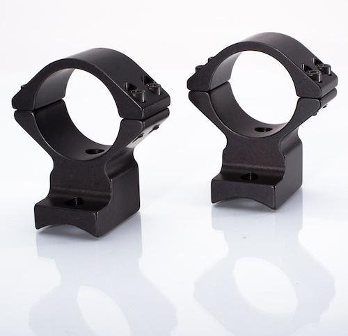 Talley Lightweight Alloy Scope Mount Combo Remington 700-721-722-725-40X 30mm Med LA 20MOA - Black Anodized