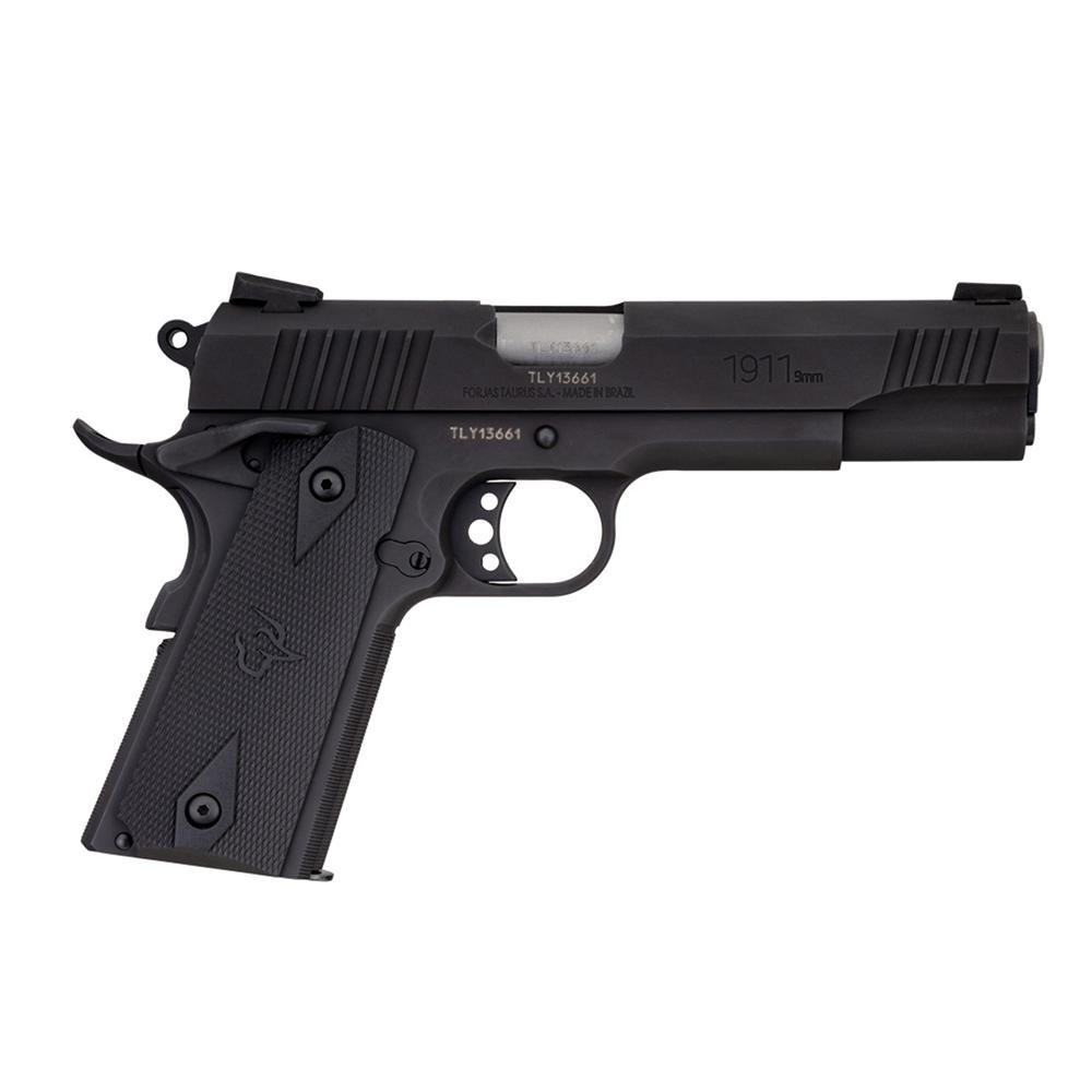 Taurus 1911 Handgun 9mm Luger 9rd Magazine 5" Barrel Black