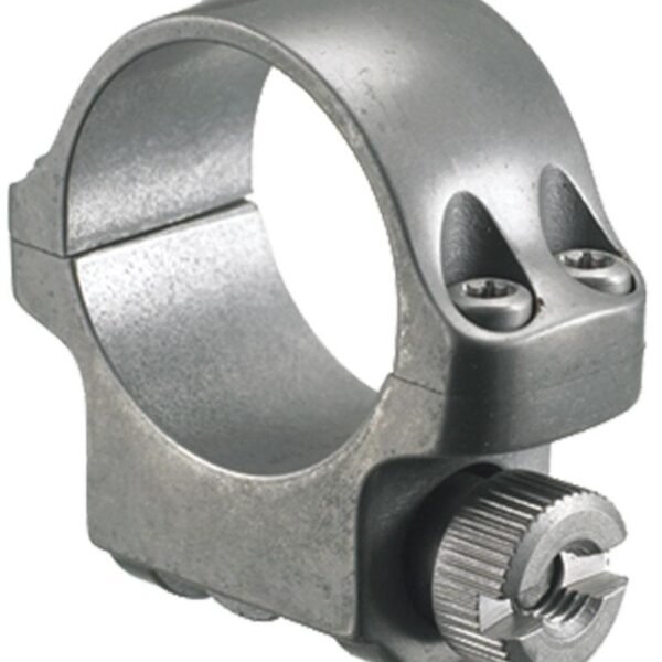 Ruger Steel Scope Ring - Single (3KTG) 1" Low .812" Height - Target Grey Stainless Finish