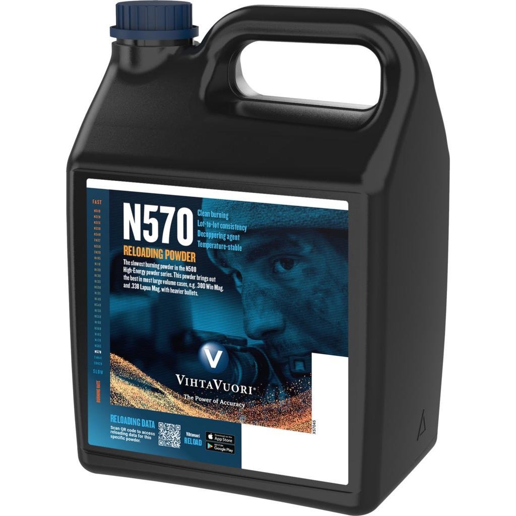 Vihtavuori N570 Rifle Powder - 8lbs