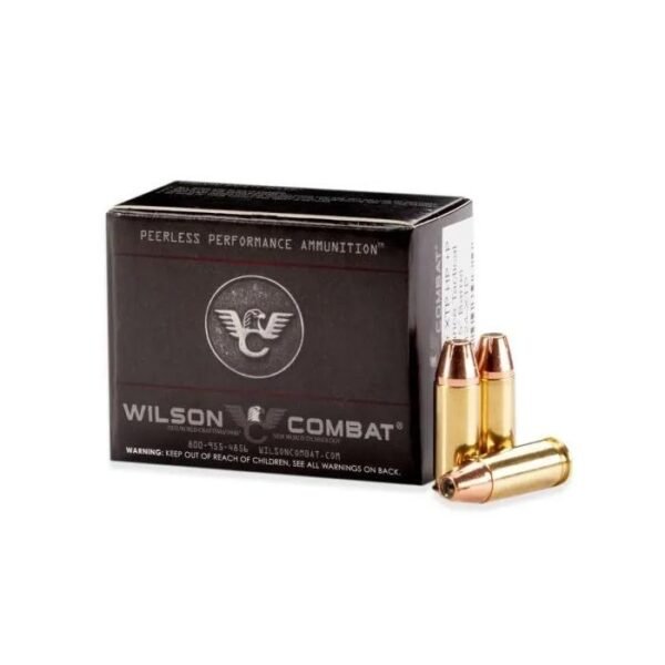 Wilson Combat .Hornady XTP Handgun Ammunition .38 Super(+P) 124gr HP 1335 fps 20/ct