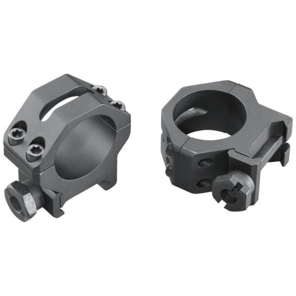 Weaver 4-Hole Tactical Picatinny Aluminum Scope Rings - Matte - 1" Medium