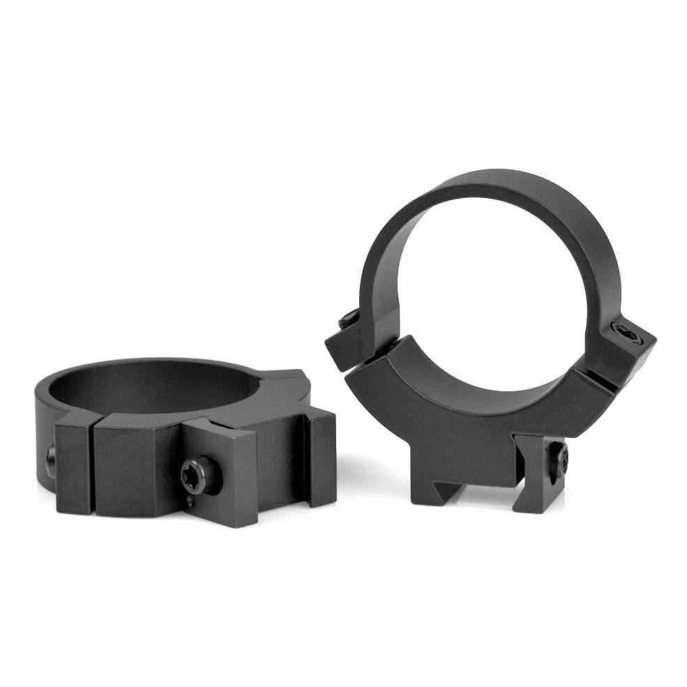 All Steel .22 Rimfire Rings - Matte, Medium, 30mm
