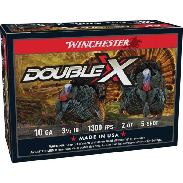 WINCHESTER DOUBLE-X 10GA 3.5" - 2OZ #5 10RD 10BX/CS