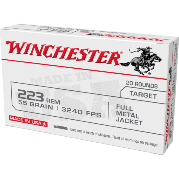 WIN USA TRGT 223REM 55GR FMJ 20/1000