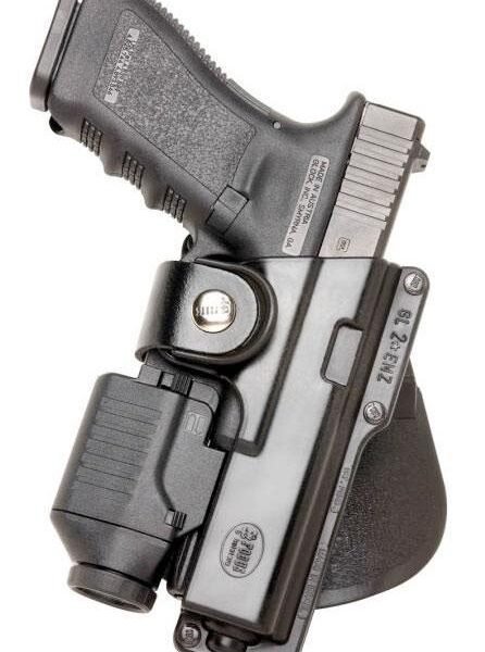 Fobus for Glock 17/22/31 Tactical Roto Paddle Holster w/ Laser Light