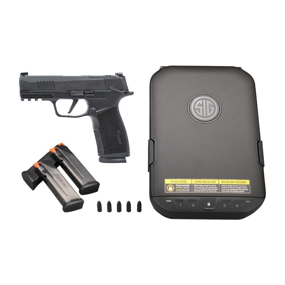 Sig Sauer P365 XMACRO Kit 9mm Luger 17rd Magazines(3) 3.7" Barrel Dummy Rounds Certificate for LifePod