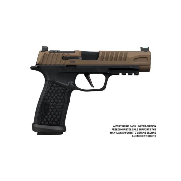 SIG P365 FUSE FREEDOM 9MM 4.3" - (2)21/(1)17RD BRONZE/BLACK LXG
