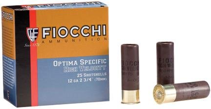 Fiocchi 12ga 3" 1-3/4oz. #6-Shot High Velocity 25/box