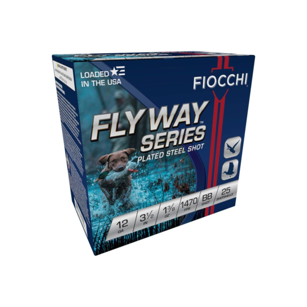 FIOCCHI FLYWAY 12GA 3" 1-1/8OZ - #BB 1500FPS 25RD 10BX/CS