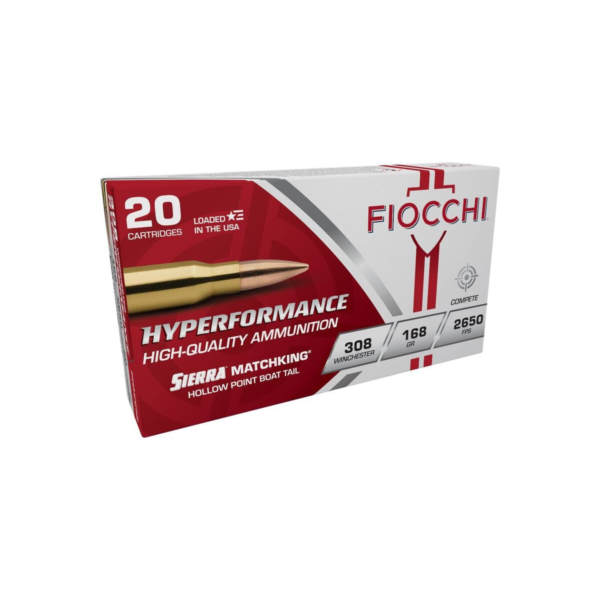 FIOCCHI 308 WIN 168GR HPBT - 20RD 10BX/CS