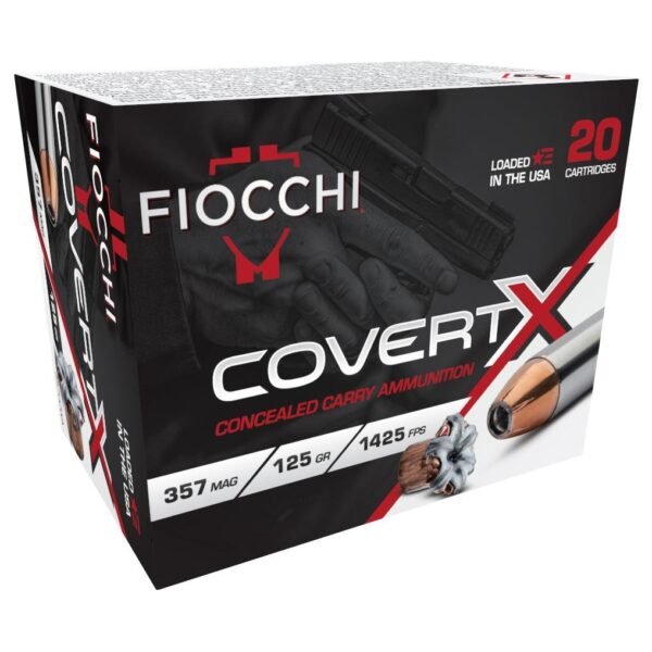 FIOCCHI COVERT X 357MAG 125GR 20/200