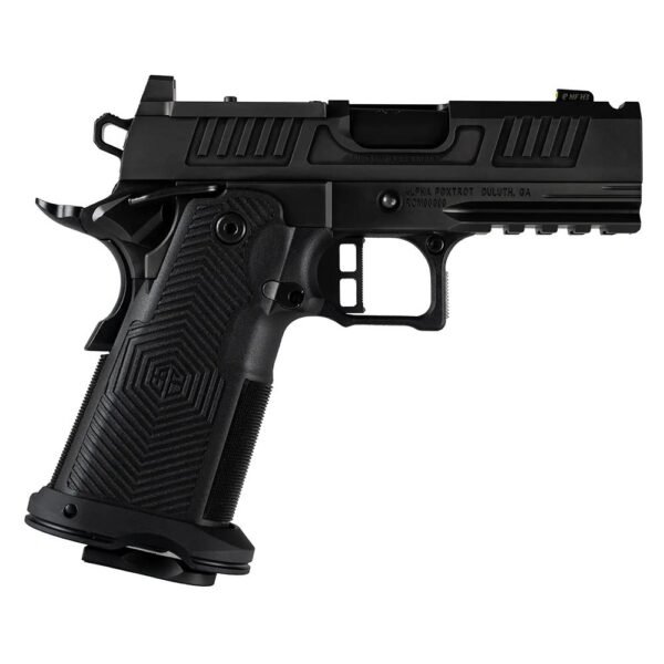Alpha Foxtrot AF1911-ROMULUS Handgun 9mm Luger 20rd Magazines(5) 3.5'' Ported Barrel MOS DLC Black