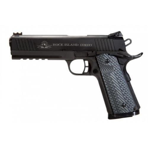 Rock Island Armory 51914 5" M1911 A1 FS Tact 10mm G10 8+1 Black