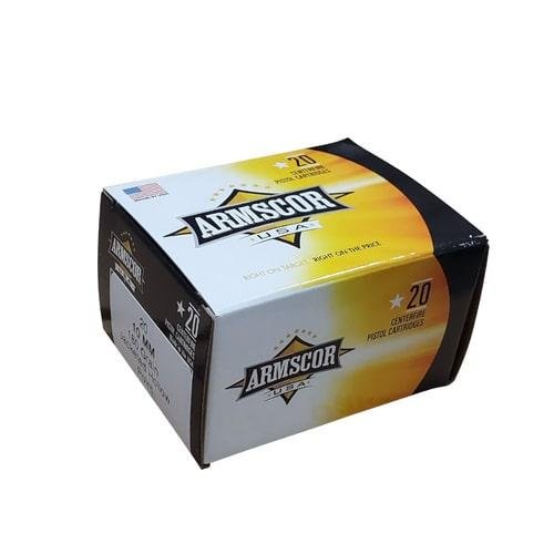 Armscor USA 10mm Auto Ammunition FAC10-3N 180 Grain Jacketed Hollow Point 20 Rounds