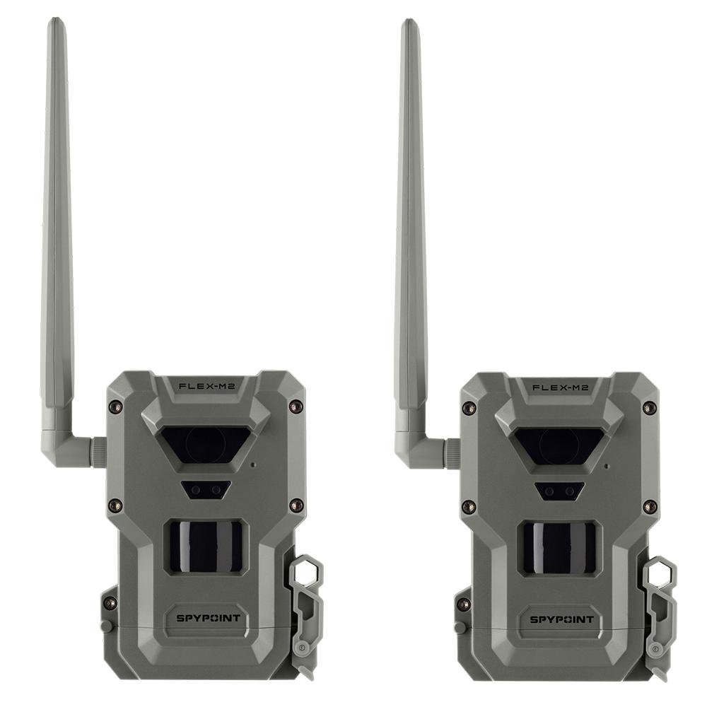 Spypoint FLEX-M2 Cellular Trail Camera 32MP Twin Pack