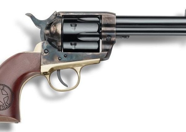Pietta 1873 US Marshall Handgun .357 Mag/9mm Luger 6rd Capacity 4.75" Barrel Engraved Walnut Grips